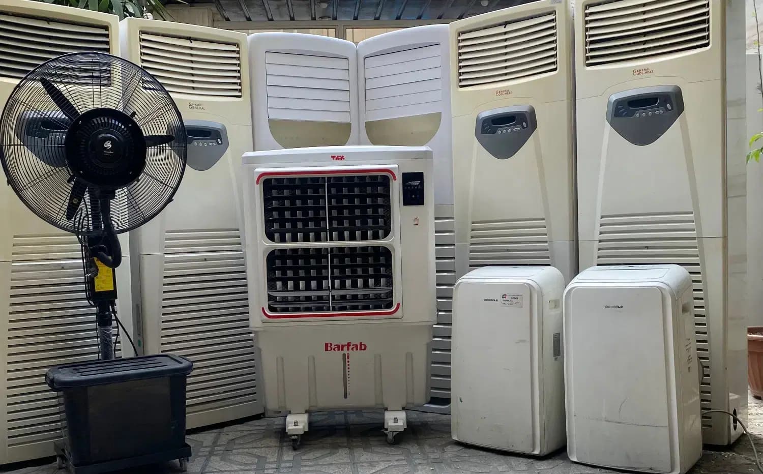 کولر گازی ایستاده 60 هزار (سه فاز)